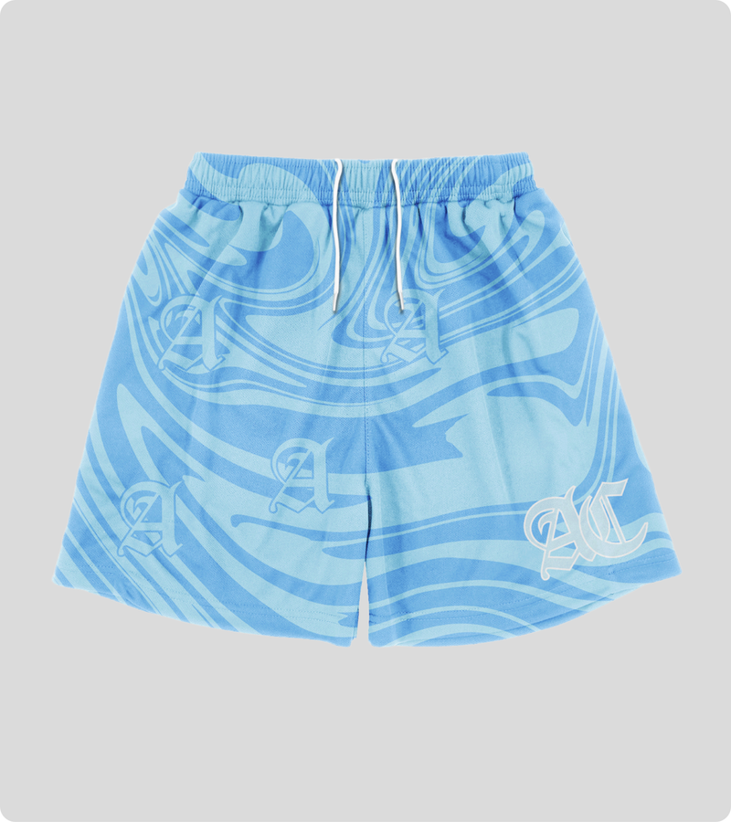 BLUE MESH SHORTS